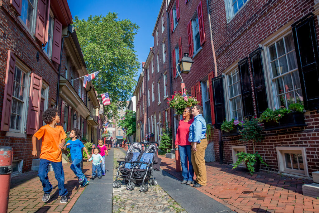 America’s oldest—and possibly most charming—continuously inhabited street, is perfect for tiptoeing along the cobblestones and exploring its quaint museum. Weekend tours of Elfreth’s Alley are available Friday through Sunday. Visitors can get a rare glimpse inside the 18th-century private homes during special events in June and December.